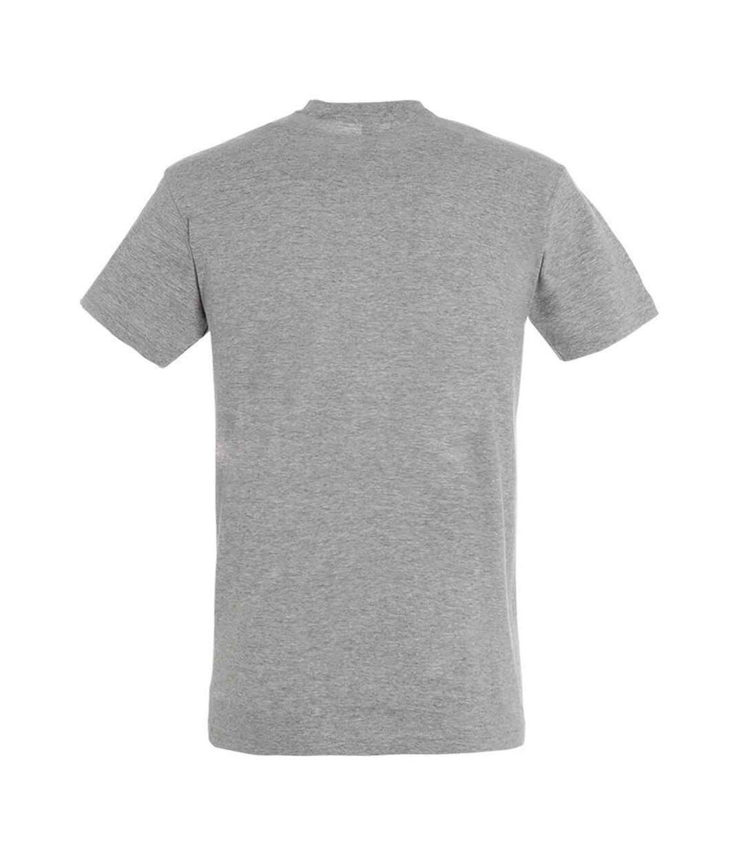 T-shirt regent homme gris chiné SOLS