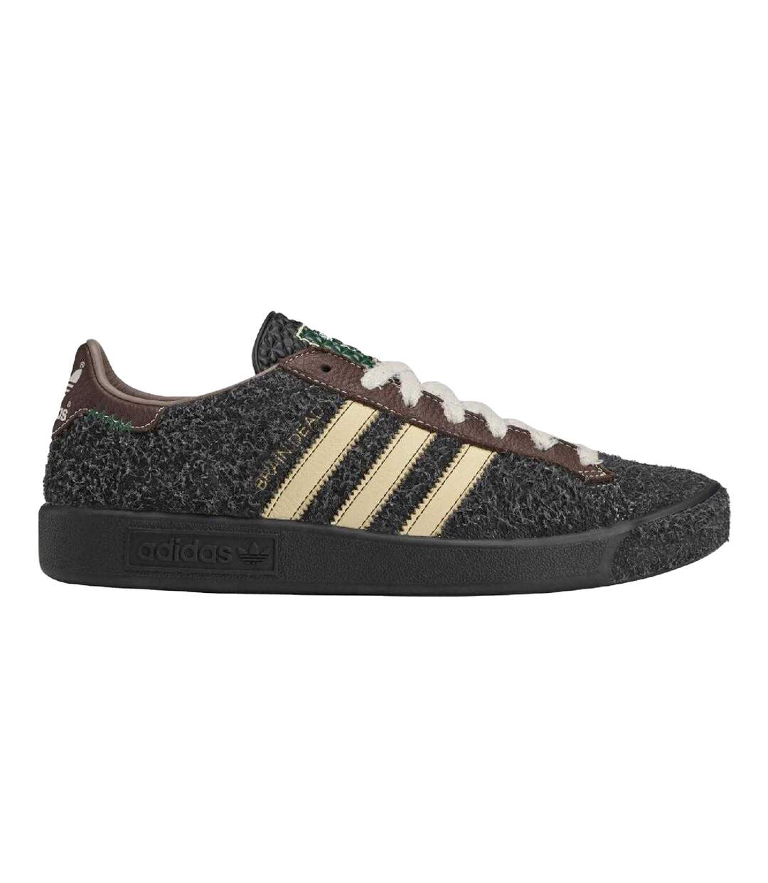 Unisex Adult Forrest Hills Suede Trainers Black Adidas-1