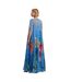 Robe Longue Mancherons Marie Femme Bleu Moyen Ted Baker-3