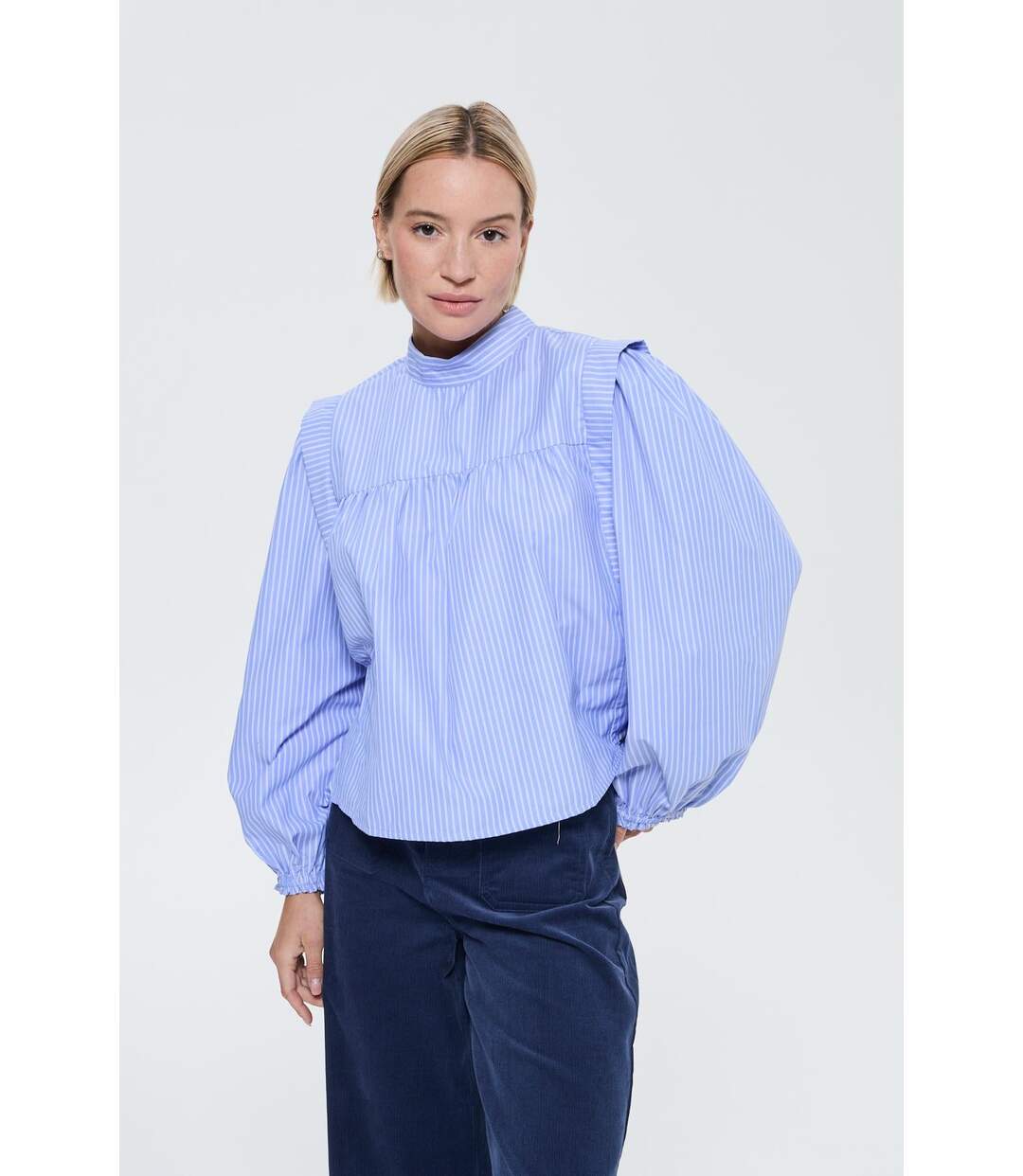 Blouse Melylo Sky Blue-2