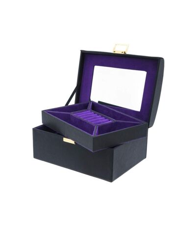 Davidts - Coffret à bijoux Flower - noir/violet - 8772