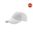 Lot de 2  casquettes en coton épais adulte blanc Atlantis-1