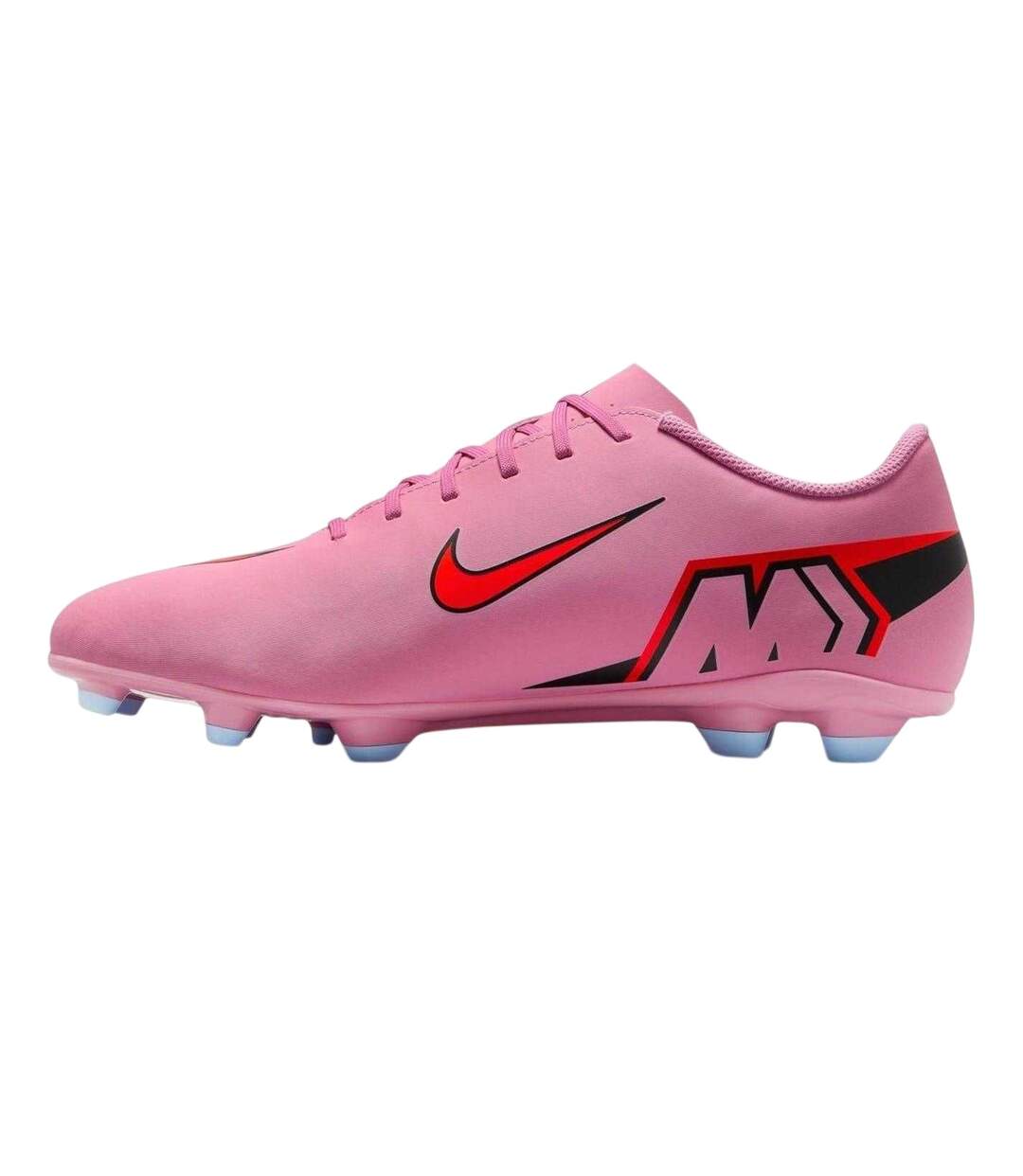 Unisex Adult Mercurial Firm Ground Football Boots Pink Black Nike-3