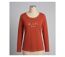 MAYFLOWER NOBODY3 – Tee-shirt manches longues orange éclatant et détails Lurex pour un style vitaminé-3