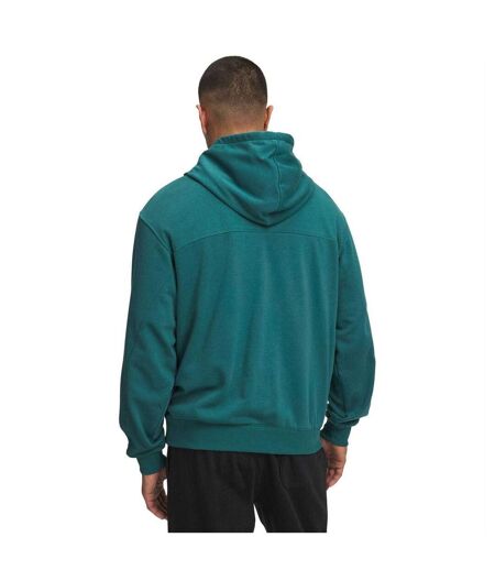 Sweat À Capuche Rival Homme Vert Noir Under Armour