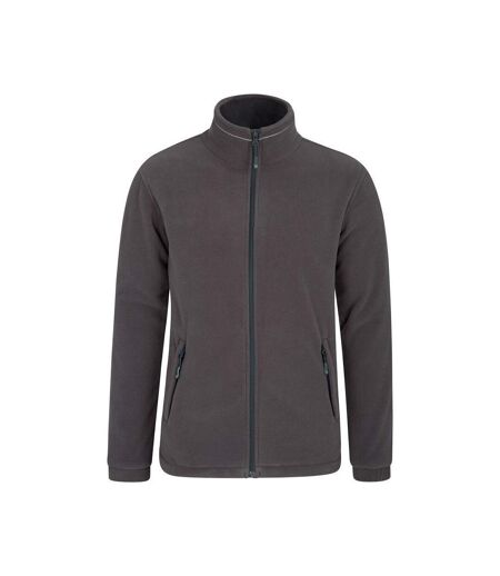 Mountain Warehouse Mens Bernard Windproof Fleece Jacket (Dark Grey)