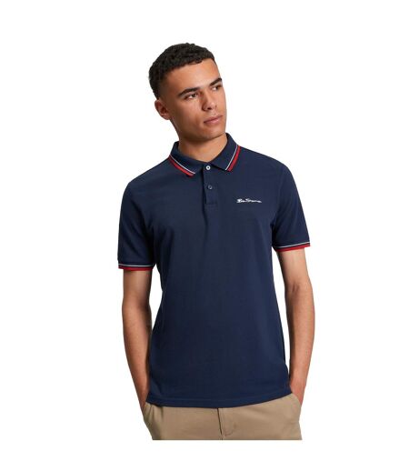 Polo Motif/style Signature Homme Blanc Ben Sherman