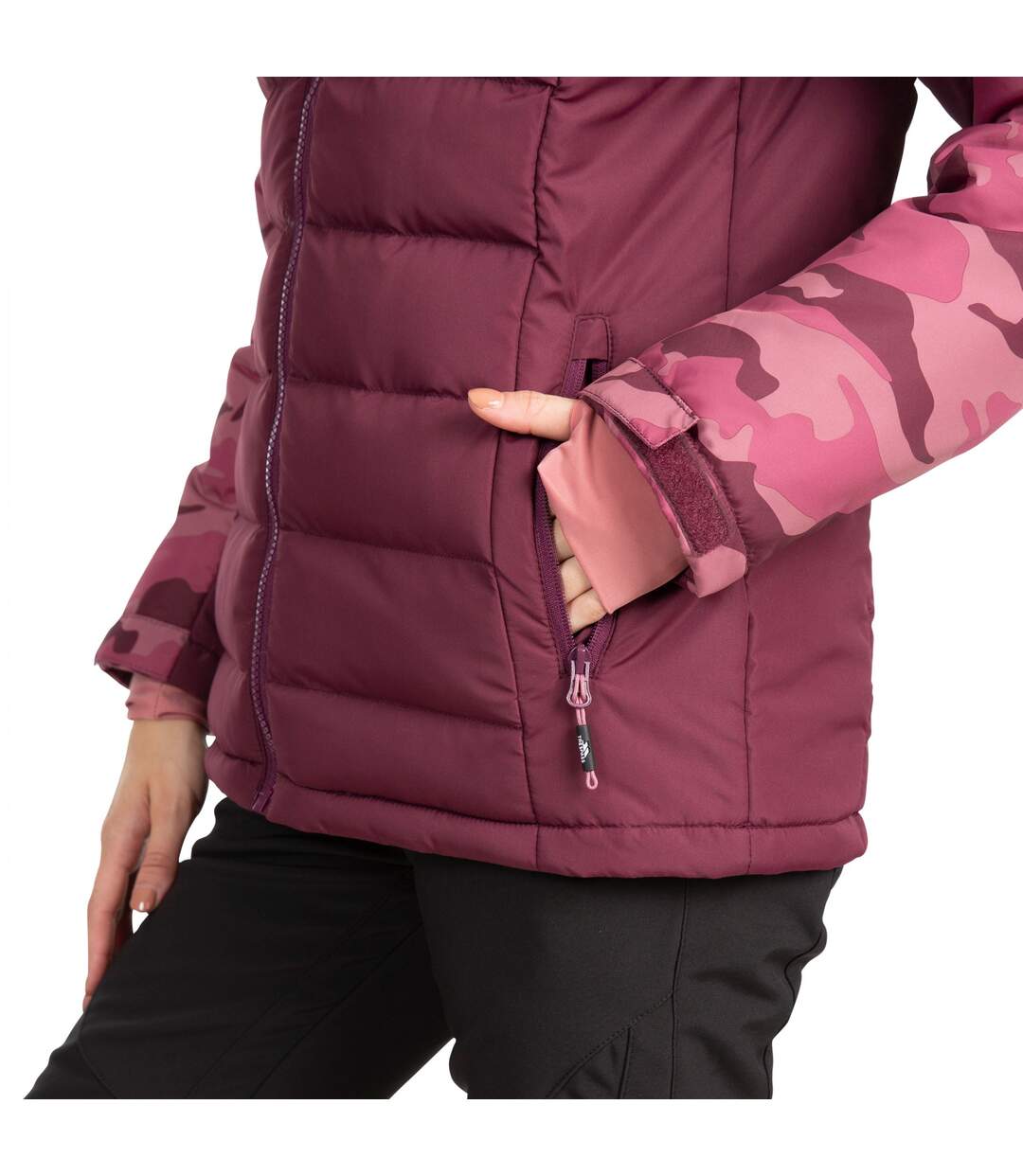 Blouson de ski urge femme pourpre Trespass-3