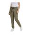 Pantalon Loren Femme Vert Kaki Animal-1