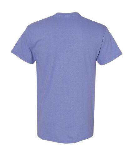 Gildan Mens Heavy Cotton Short Sleeve T-Shirt (Violet)