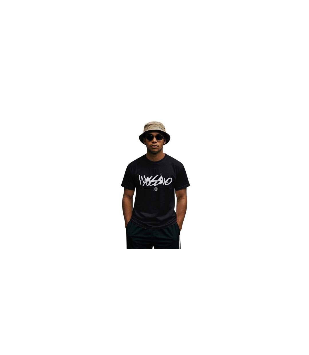 Unisex Adult Core Logo T-shirt Black Mossimo-1