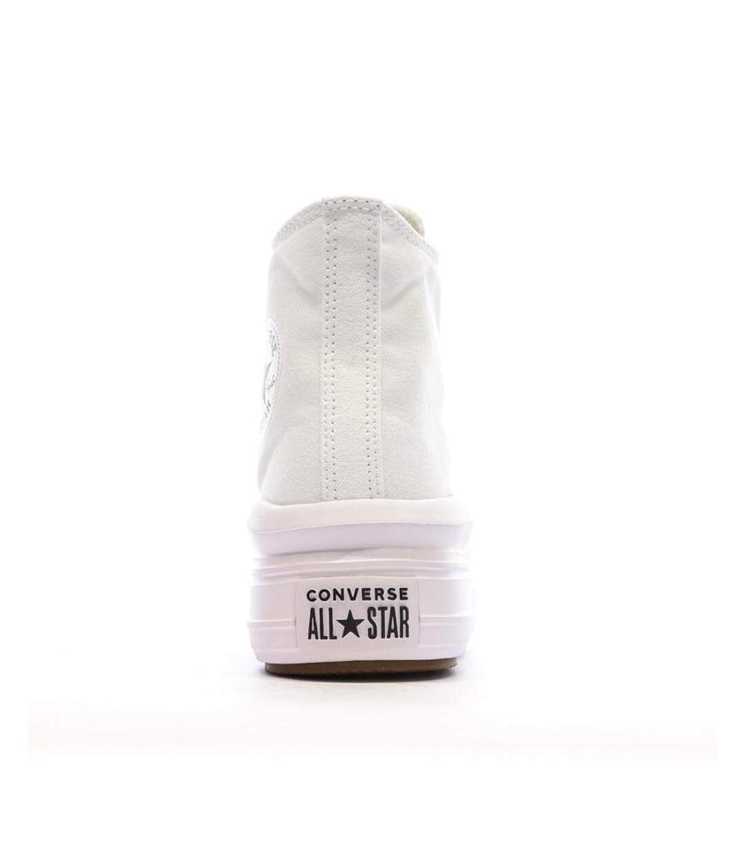 Baskets blanches femme converse chuck taylor all star move 568498c-3