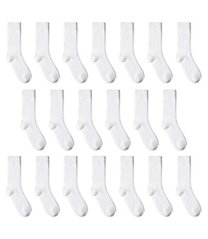 Chaussettes jersey unies – Lot 20 paires  - Fabriqué en UE