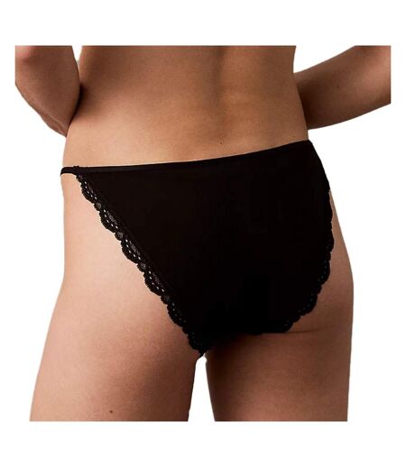 Culotte noires femme calvin klein jeans string bikini - l