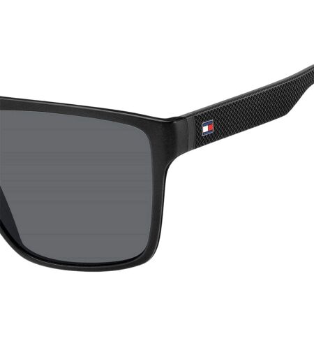 Mens Matte Sunglasses 57cm Matte Black Tommy Hilfiger