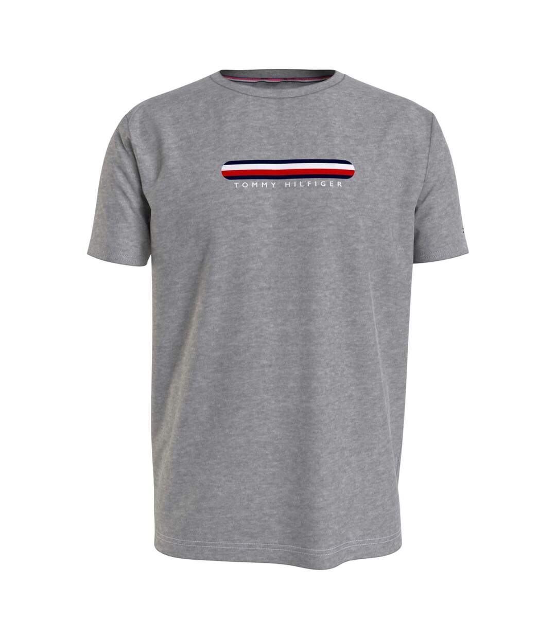 T-shirt Style Logo Lounge Homme Gris Tommy Hilfiger-2