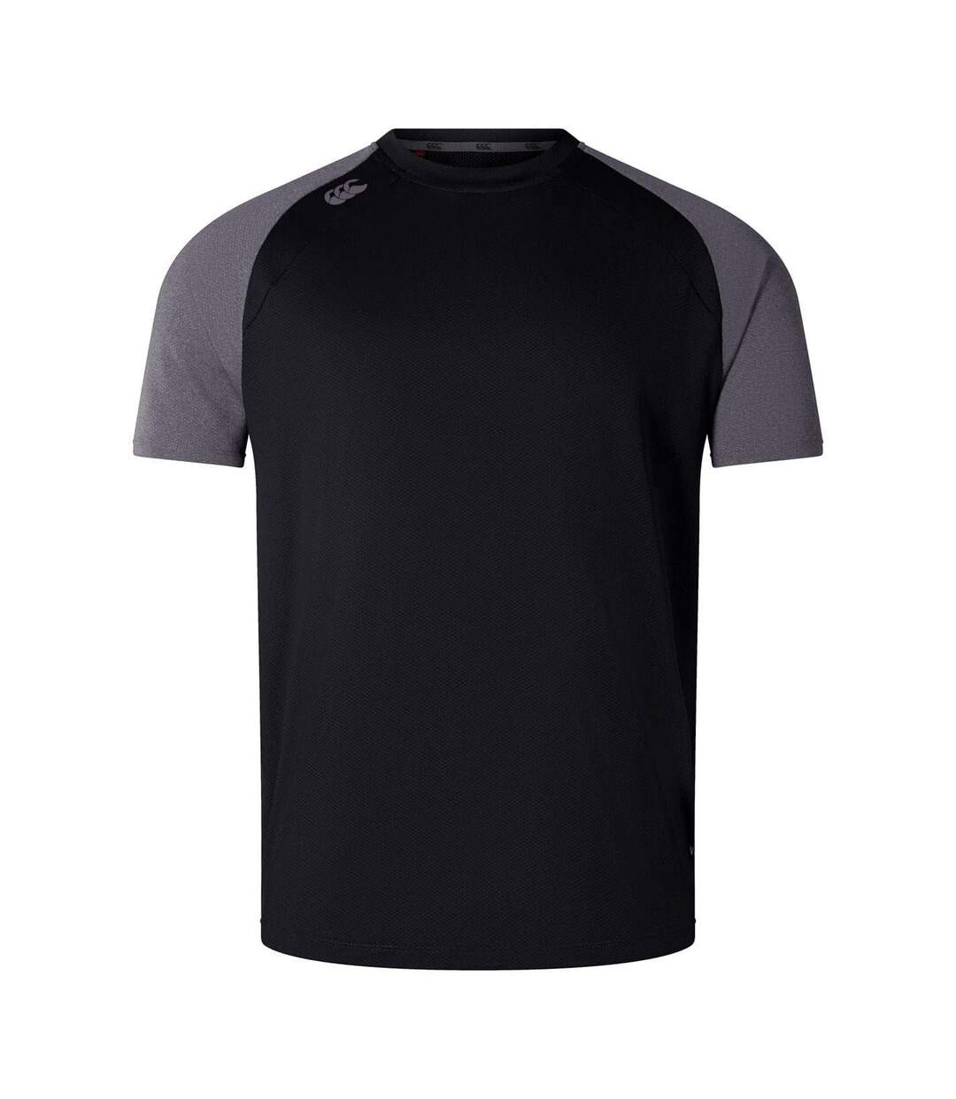 T-shirt Manches Raglan Sport Elt Homme Noir Chiné Canterbury-1