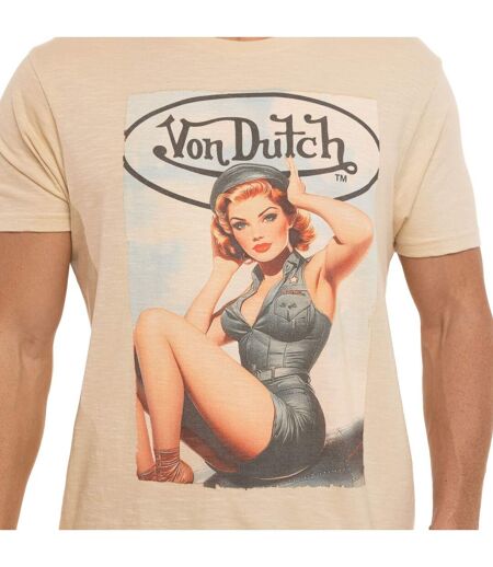 T-shirt homme col rond  Regular fit en Jersey Slub Girls Vondutch