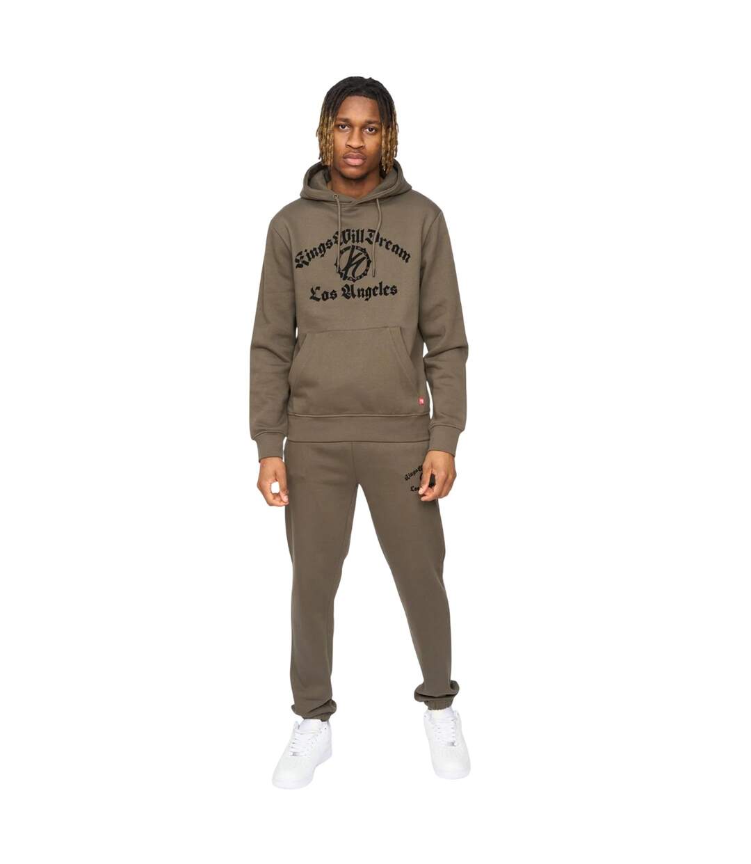 Mens Gothically Jogging Bottoms Olive Kings Will Dream-4