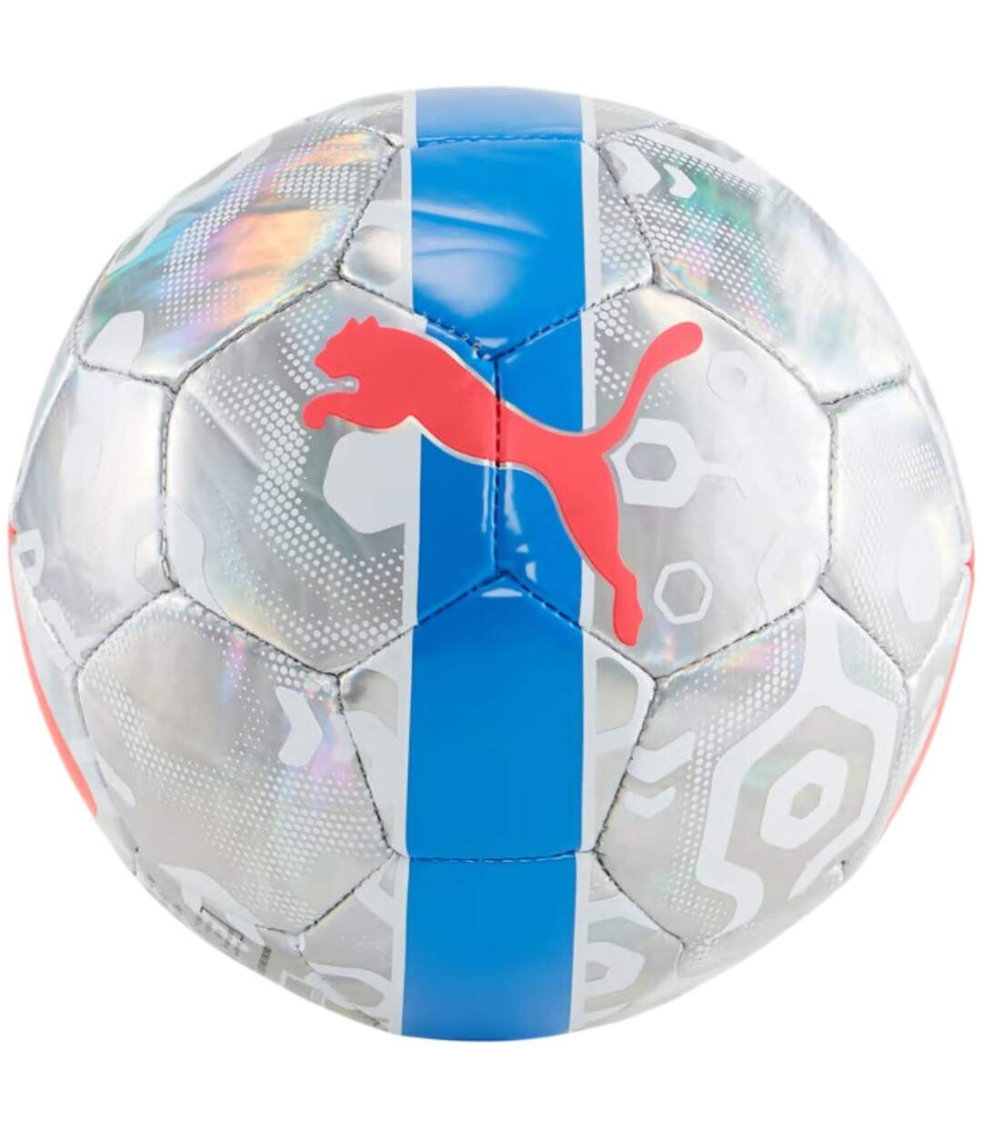 Balle Cup Taille 3 Gris Argenté Bleu Puma-1
