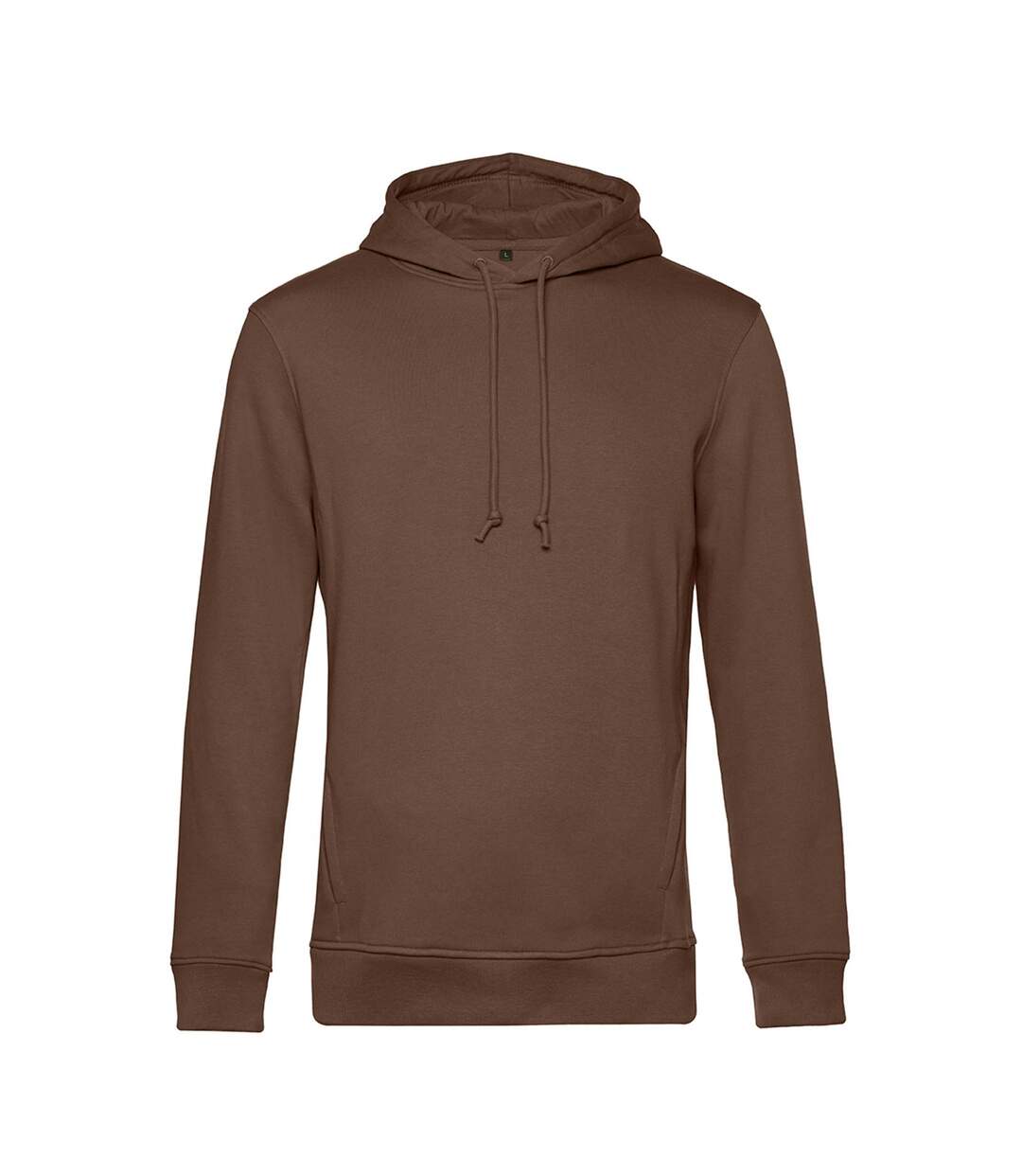 Pull À Capuche Biologique Pour Hommes Marron Foncé B&C-1