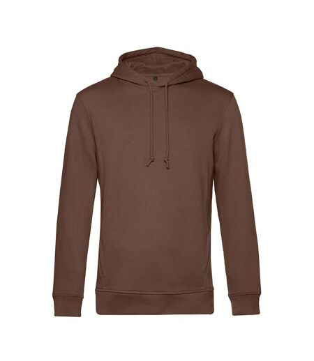 Pull À Capuche Biologique Pour Hommes Marron Foncé B&C