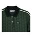 Mens Monogram Jacquard Polo Shirt Green Lacoste-2