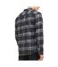 Chemise noire/gris à motifs homme jack & jones brook check - l-2
