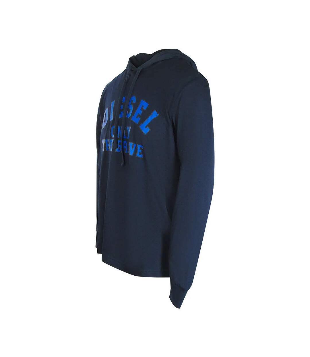 Unisex Adult The Brave Logo Hoodie Navy Blue Diesel-3