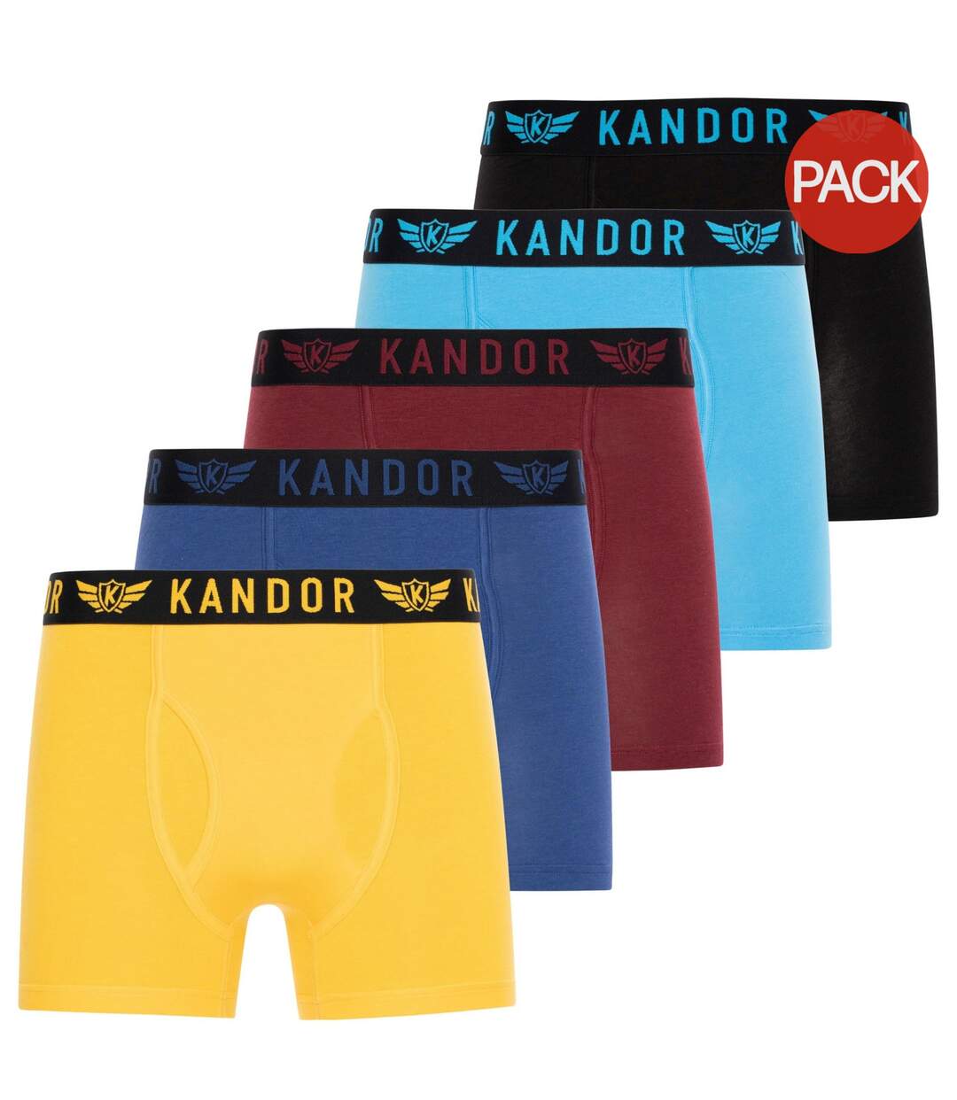 Boxers bambers homme jaune Kandor