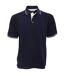 Polo À Manches Courtes  St. Mellion Pour Homme Bleu Marine Blanc Kustom Kit-2