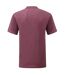 T-shirt Valueweight Homme Bordeaux Chiné Fruit Of The Loom-2