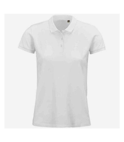 SOLS Womens/Ladies Planet Organic Polo Shirt (White) - UTPC4840