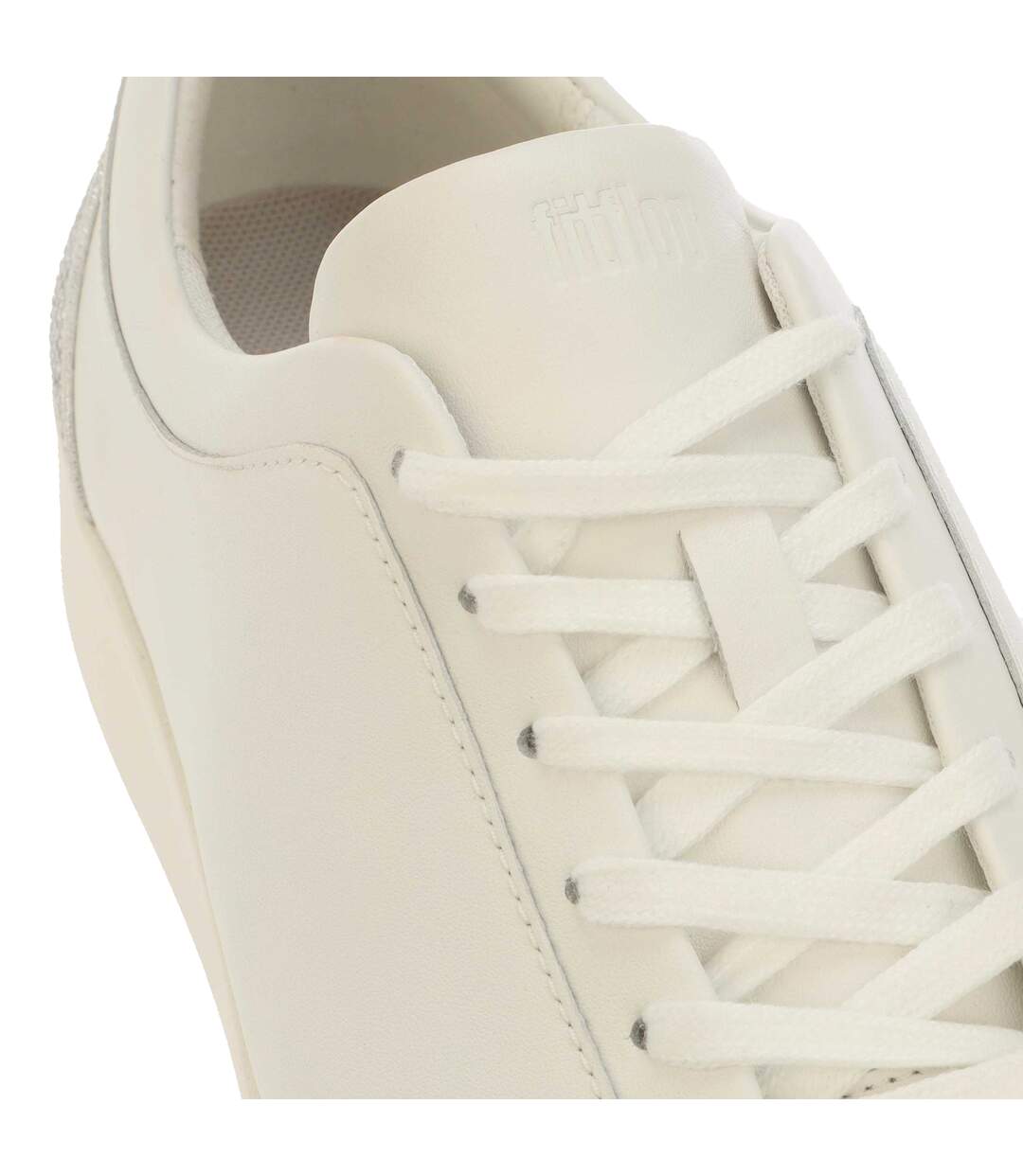 Baskets Motif/style Cristal Rally Femme Blanc Argenté Fit Flop-4