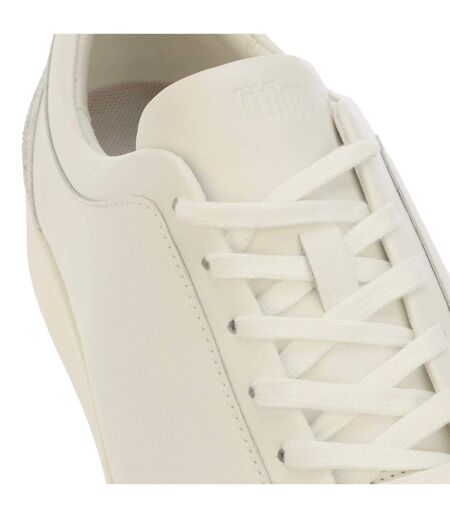 Baskets Motif/style Cristal Rally Femme Blanc Argenté Fit Flop