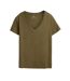 T-shirt kaki femme teddy smith mia - l-1
