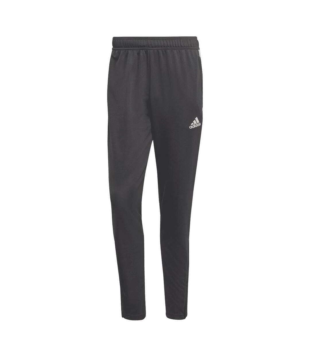 Mens Sereno Aeroready 3 Stripes Slim Tapered Tracksuit Bottoms Grey Adidas-1