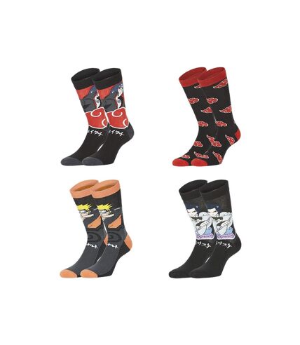 Lot de 8 paires de chaussettes Naruto Shippuden Homme Freegun