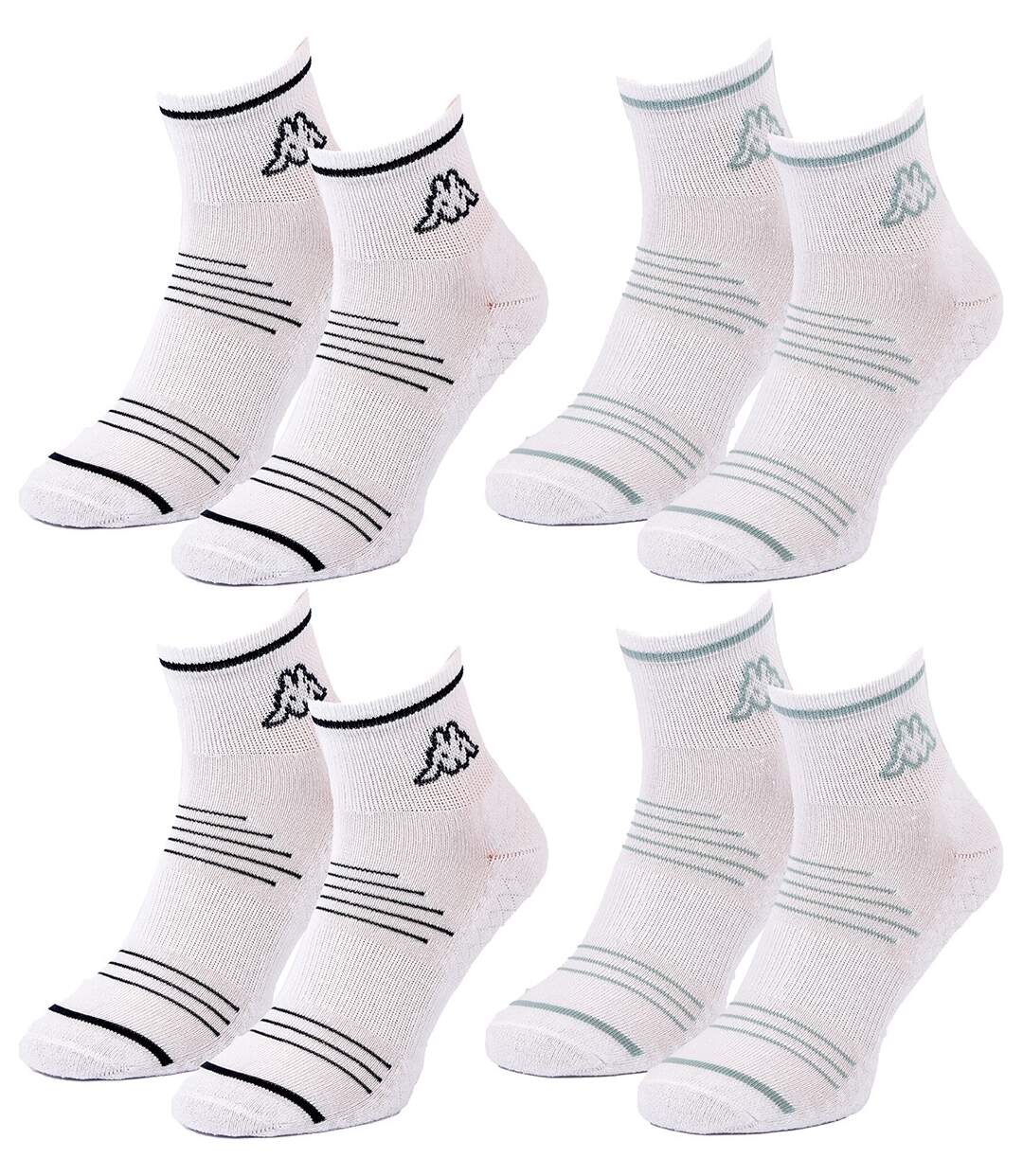 Chaussettes Femme KAPPA 4 paires PREMIUM QUARTER 2187BL-2