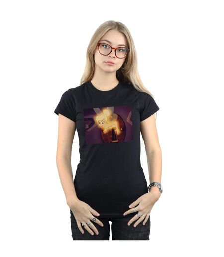 Disney T-shirt en coton Fée Clochette - Lock Squeeze - Femmes/Dames (Noir) - UTBI47863