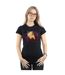 Disney T-shirt en coton Fée Clochette - Lock Squeeze - Femmes/Dames (Noir) - UTBI47863-2
