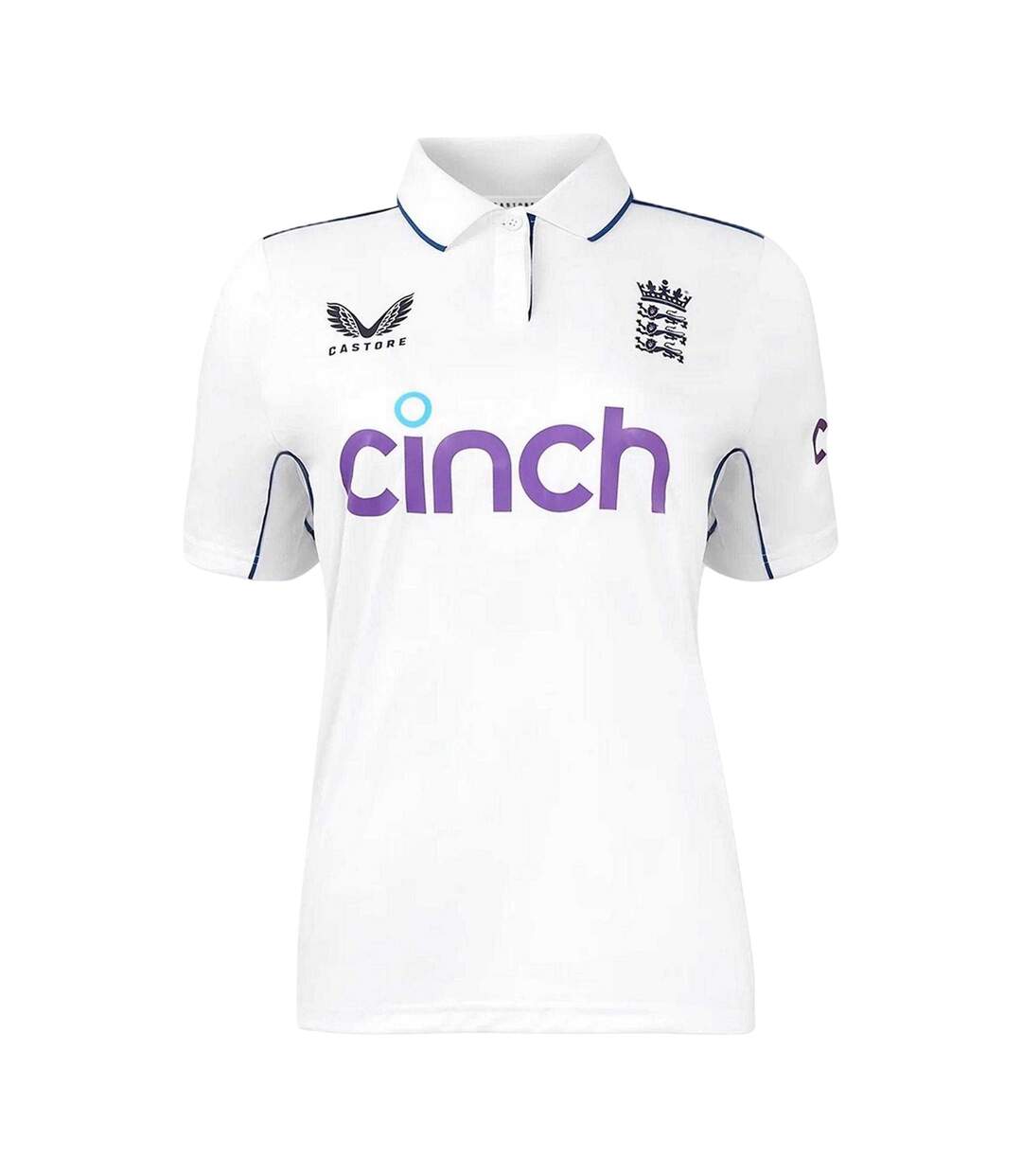 Womens/ladies England Cricket T-shirt Red Castore-1