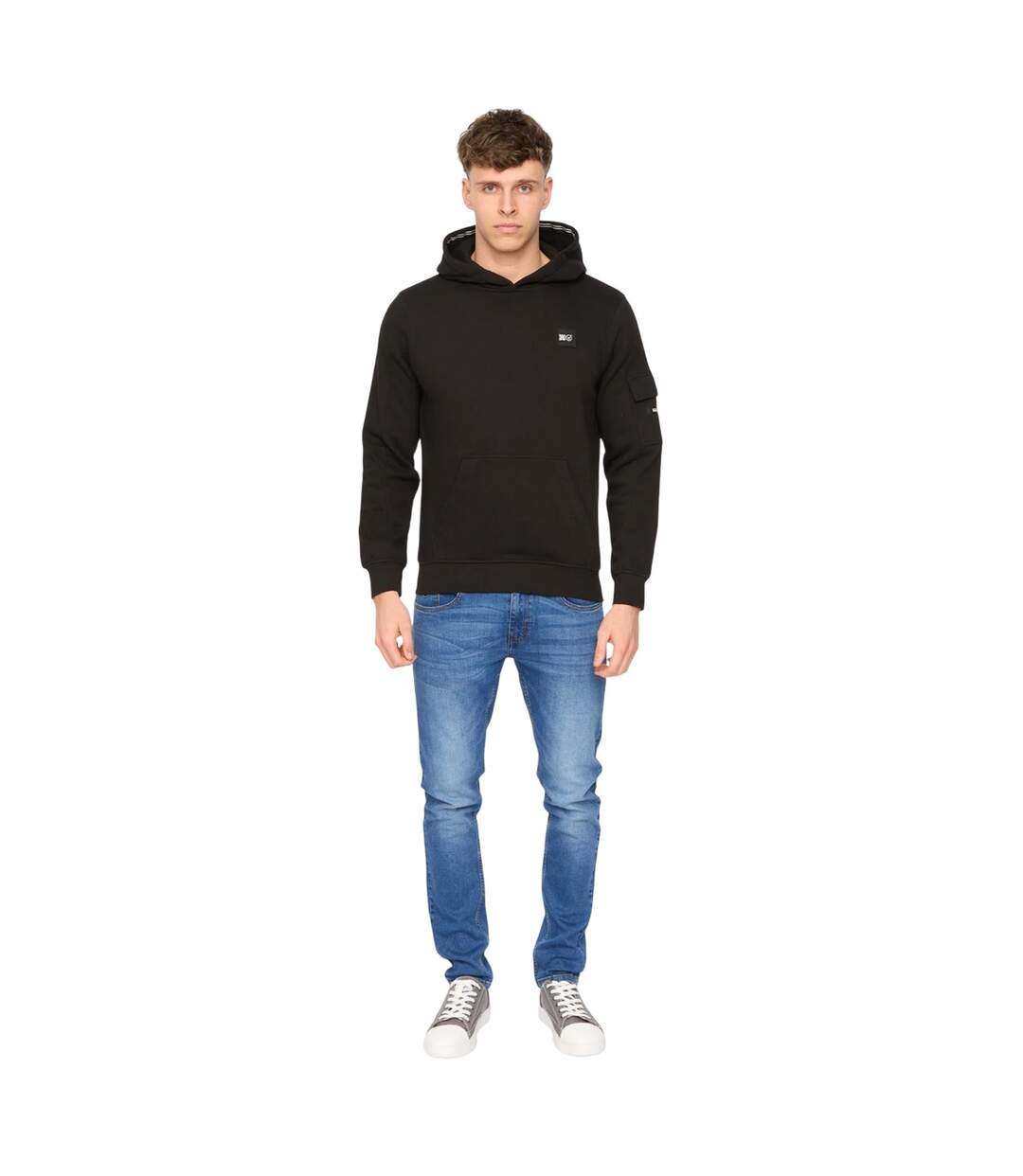 Mens Wrentham Hoodie Black Duck And Cover-1