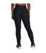 Womens/ladies Qualifier Elite Tracksuit Bottoms Black Under Armour-3