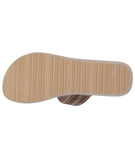Isotoner Tongs femme à talon de 4cm ultra confortables