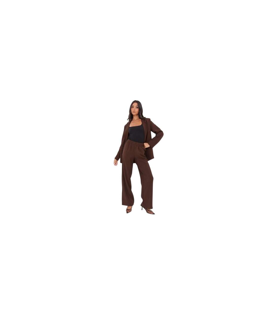 Pantalon Femme Marron I Saw It First-1