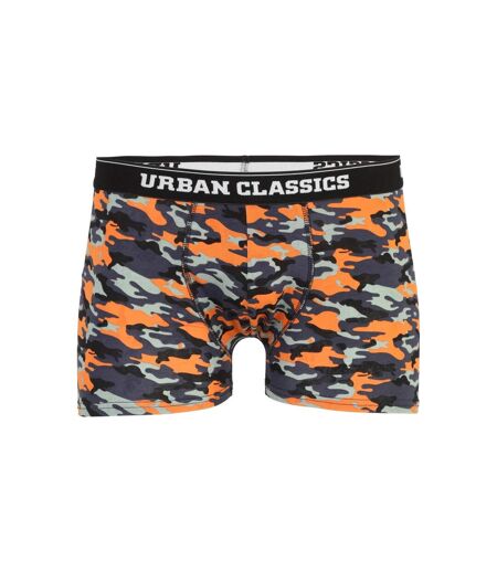Boxers Motif/style Camouflage Homme Bleu Orange Noir Urban Classics