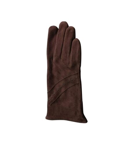 Gants Motif/style Nœud Femme Marron Eastern Counties Leather