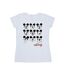Disney T-shirt en coton Femme/Ladies Mickey Mouse Many Faces (Blanc) - UTBI33194-1