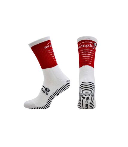 Murphys Unisex Adult Pro Mid GAA Socks (Red/White) - UTRD3111